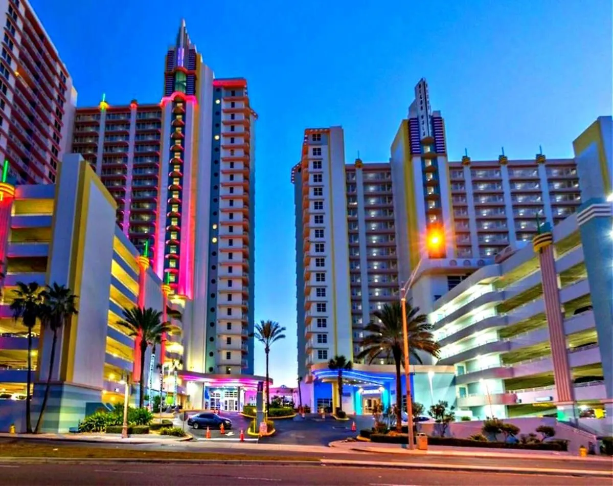 Apartman Vacation In Comfort And Luxury - 1Br Direct Oceanfront - Wyndham Ocean Walk -1302 Daytona Beach